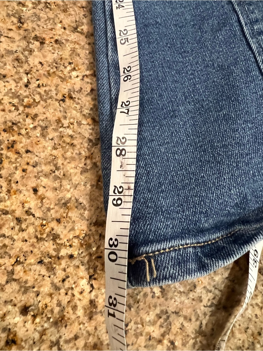 Forever 21 Womens 28 Cargo Flare Jeans High Rise Stretch Y2K Utility Blue Denim - Picture 8 of 10